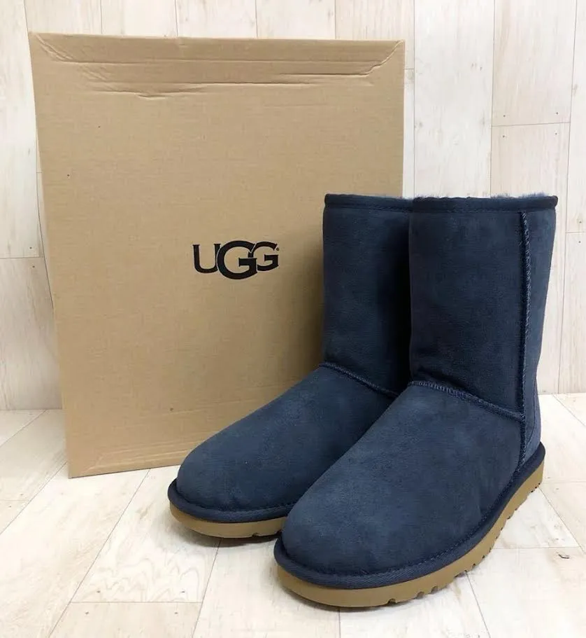 UGG アグ「クラシック ショート」シープスキン スエード ムートン ブーツ 5825 買取させて頂きました。 買取GO! 瓢箪山店 リサイクル ブランド 古着 買取